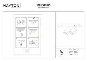 Plafond FOCUS S C051CL-U-2W Maytoni small 5