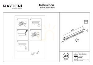 POINTS ROT Schienenleuchte TR010-1-20W4K-M-W Maytoni small 8