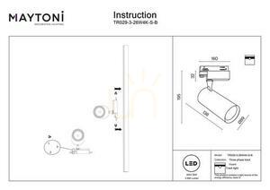 VUORO Stromschienenstrahler TR029-3-26W4K-S-B Maytoni small 6