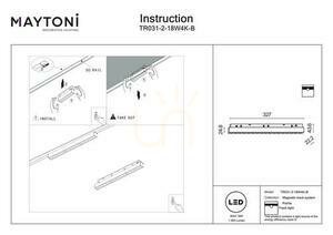 POINTS Schienenleuchte TR031-2-18W4K-B Maytoni small 5