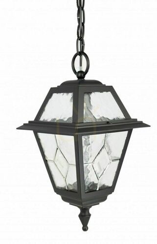 Prüfen Außen-Pendelleuchte SU-MA K 1018/1/N schwarz Patina Aluminium Glas 72 cm