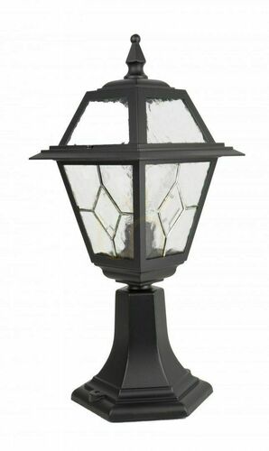 Prüfen Außenstehleuchte SU-MA K 4011/1/N schwarz-patina Aluminium Glas 47 cm
