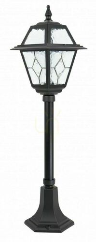 Prüfen Außenstehleuchte SU-MA Gartenlaterne schwarz patina 80 cm E27 K 5002/3/N