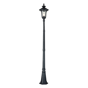 Laternenmast Chicago 1xE27 - Schwarz strukturiert - Elstead small 1