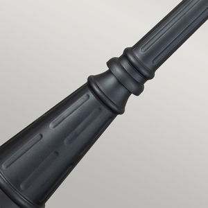 Laternenmast Chicago 1xE27 - Schwarz strukturiert - Elstead small 2