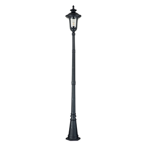 Laternenmast Chicago 1xE27 - Schwarz strukturiert - Elstead small 0