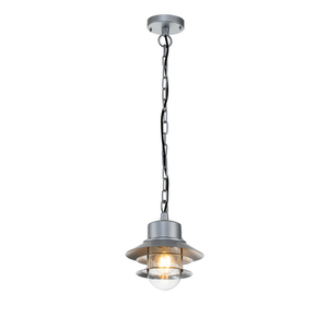 Kettenlaterne Copenhagen - 1 Lichtquelle - Silber Elstead small 0