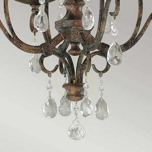 Kronleuchter Chateau - 4 Lichtquellen - Mocha Bronze Elstead small 4