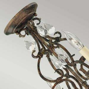 Kronleuchter Chateau - 4 Lichtquellen - Mocha Bronze Elstead small 5