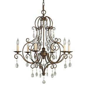 Chateau 6 Licht Kronleuchter Elstead small 0
