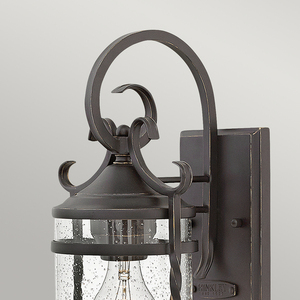 Außenwandlaterne Casa – 1 Lichtquelle – gealtertes Schwarz von Elstead small 1