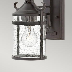 Außenwandlaterne Casa – 1 Lichtquelle – gealtertes Schwarz von Elstead small 3