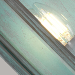 Holborn Außenwandlaterne mittel - 2 Lichtquellen - Verdigris Elstead small 2