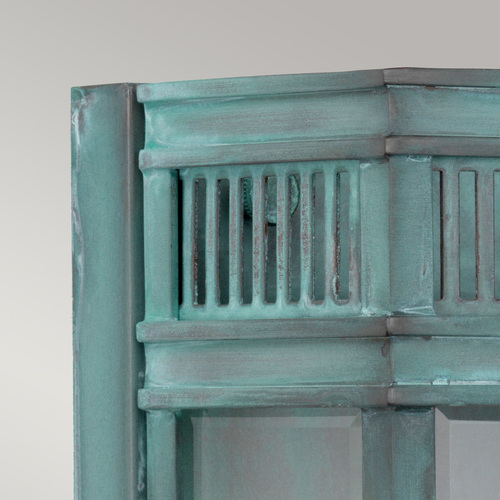 Prüfen Außenwandlaterne Elstead Holborn Verdigris E14 IP44 31 cm HL7-S-VDG