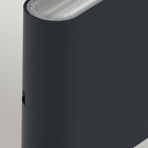Prüfen Elstead Jens LED Außenwandleuchte Schwarz IP65 13,5 cm JENS-S-C3