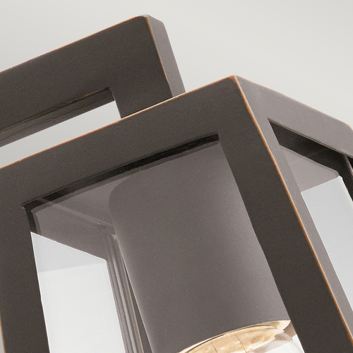 Prüfen Kleine Wandlaterne Delison - 1-flammig - Rubbed Bronze Elstead