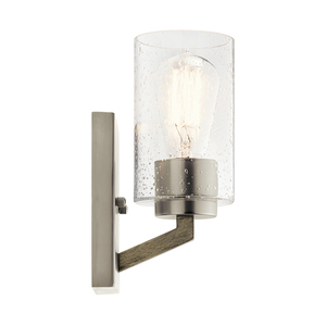Wandleuchte Deryn - 1 Lichtquelle - gealtertes Antikgrau Elstead small 3