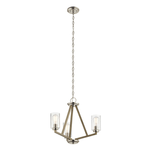Kronleuchter Deryn 3xE27 Distressed Antique Grey Elstead small 0