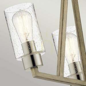 Kronleuchter Deryn 3xE27 Distressed Antique Grey Elstead small 4