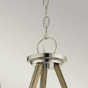 Kronleuchter Deryn 3xE27 Distressed Antique Grey Elstead small 5