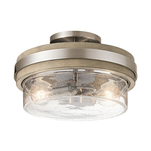 Semi-Flush-Deckenleuchte Grand Bank - 2 Leuchtmittel Elstead small 0