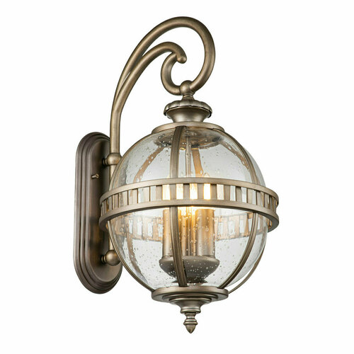 Prüfen Halleron 3 Licht Wandlaterne Elstead