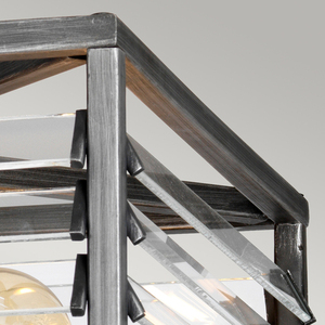 Deckenleuchte Louvre - 4 Leuchtmittel - Gunmetal lackiert Elstead small 2