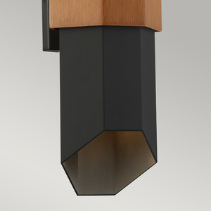 LED-Außenwandlaterne Chasm – groß – IP44 – Schwarz matt Elstead small 3
