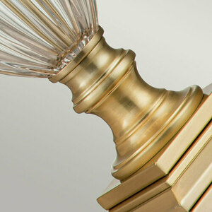 Dennison 1 Licht Tischlampe - Gebürstetes Messing Elstead small 3