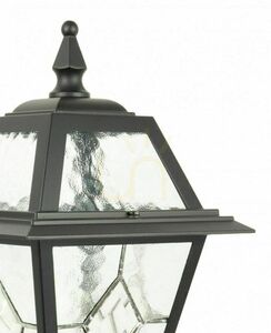 Außenstehleuchte SU-MA K 5002/1/N 160 cm schwarz patina Aluminium Glas small 3