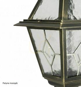 Außenstehleuchte SU-MA K 5002/1/N 160 cm schwarz patina Aluminium Glas small 8
