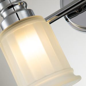 Swell Badezimmer-Wandleuchte IP44 - 2 Lichtquellen - Chrom poliert Elstead small 2