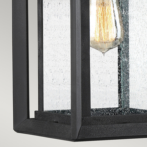 Wakefield Außenwandlaterne mittel IP44 - 1 Lichtquelle E27 - Schwarz Elstead small 3