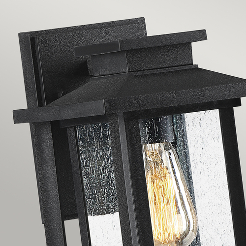 Prüfen Wakefield kleine Wandlaterne - 1 Lichtquelle - Schwarz Earth Black Elstead