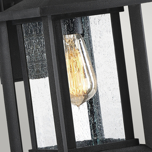 Wakefield kleine Wandlaterne - 1 Lichtquelle - Schwarz Earth Black Elstead small 2