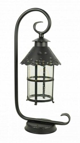 Prüfen Außenstehleuchte SU-MA Toledo K 4011/1/R schwarz patina Aluminium Glas 54 cm
