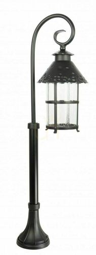 Prüfen Außenstehleuchte SU-MA Toledo schwarz patina 86 cm E27 Glas Aluminium K 5002/3/R