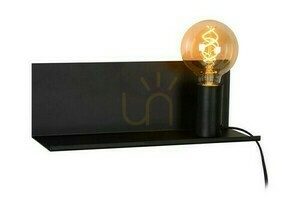 Wandleuchte Lucide SEBO schwarz Metall Vintage E27 06218/01/30 small 0