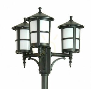 Gartenlaterne SU-MA Cordoba II 3-flammig schwarz patina OGMWN 3 TD small 1