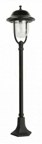 Prüfen Außenstehleuchte SU-MA PRINCE schwarz Patina 117 cm E27 K 5002/2/O