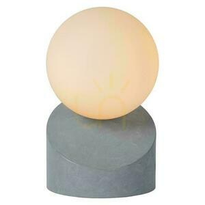 Tischleuchte Lucide LEN Grau Glas Japandi 45561/01/36 small 4