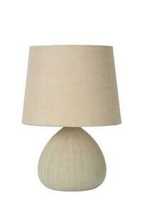 Tischleuchte Lucide RAMZI Beige Keramik Baumwolle Japandi 47506/81/38 small 1