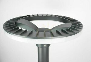 Gartenlaterne SU-MA STR-2500 LED 44W 255 cm dunkle Asche Außenstehleuchte small 1