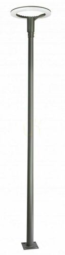 Prüfen Gartenlaterne SU-MA STRMAX-3000 300 cm dunkelgrau Aluminium Polycarbonat