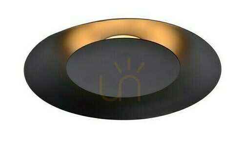 Plafond Lucide FOSKAL schwarz LED 34,5 cm 12 W 2700 K 79177/12/30