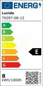 Wandleuchte Lucide ONNO LED 8W 560lm IP44 Silber 40 cm 79297/08/12 small 6