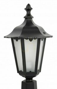 Außenstehleuchte SU-MA Retro Midi K 4011/1/M Schwarz Patina 45 cm small 1
