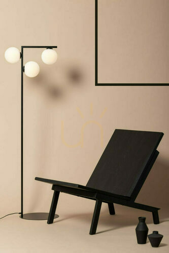 Prüfen Stehleuchte Sigma Andy schwarz 3-flammig LED G9 33288