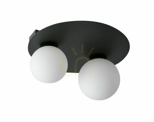 Prüfen Plafond Sigma Argon 2 schwarz G9 12W 33 cm SKU 33267