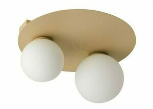 Deckenleuchte Sigma Argon 2-flammig goldbeige 33 cm 33268 small 0